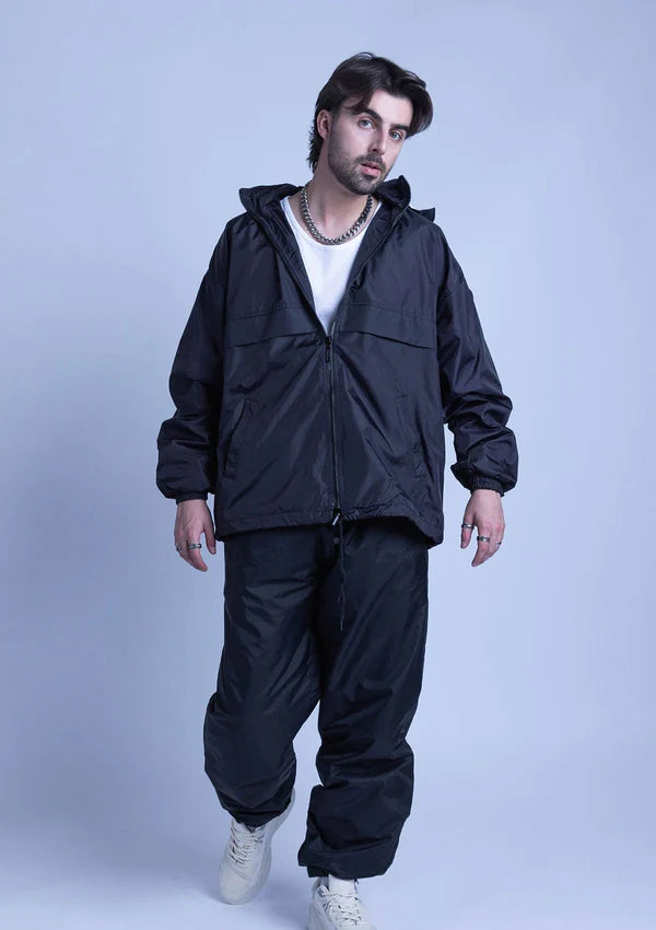 2300T Unisex Full Zipper Taffeta Nylon Tracksuit Jacket
