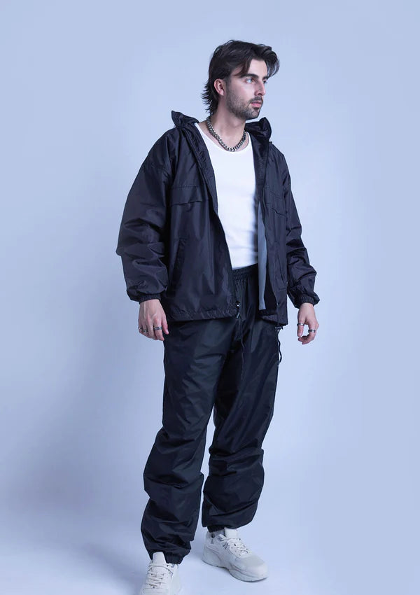 2300T Unisex Full Zipper Taffeta Nylon Tracksuit Jacket