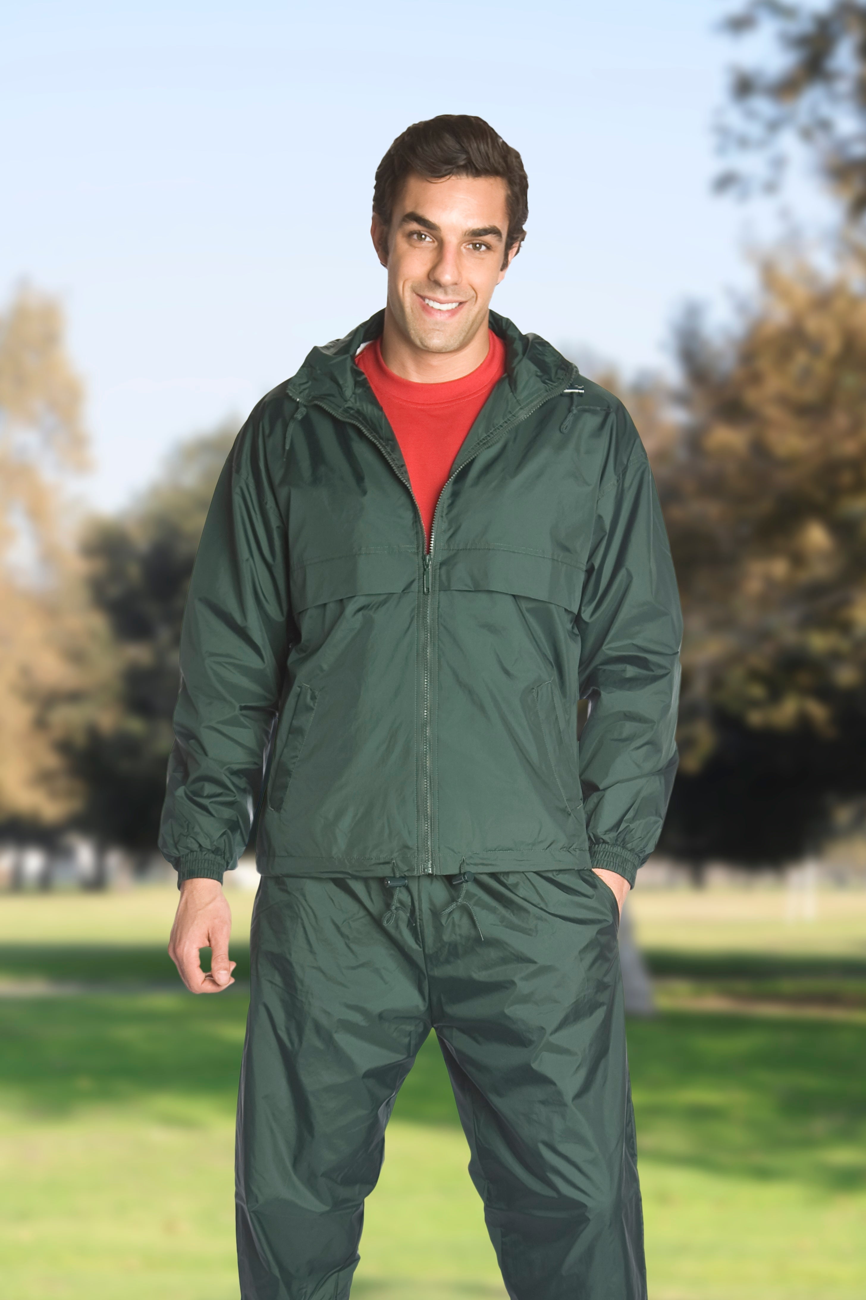 2300S Unisex Full Zipper Taffeta Nylon Tracksuit Set (Various Colors)
