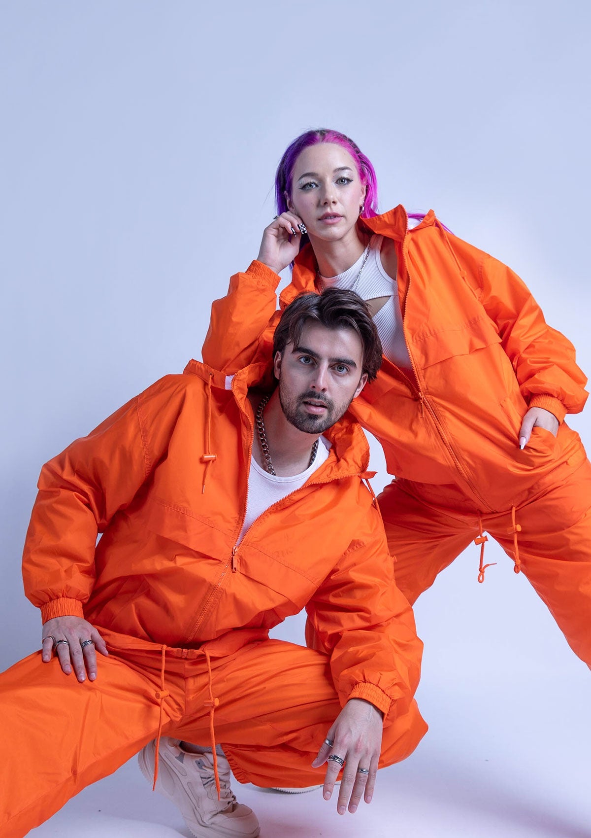 2300S Unisex Full Zipper Taffeta Nylon Tracksuit Set (Various Colors)