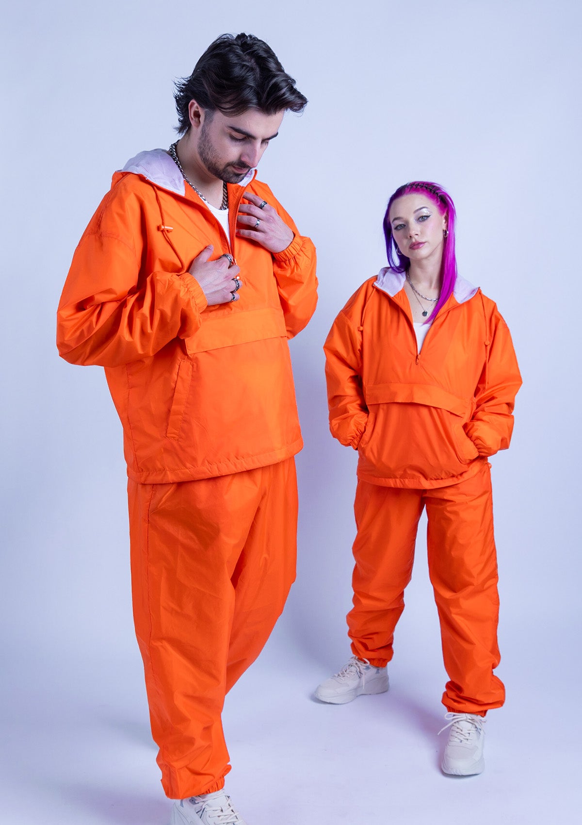 2300HS Half Zipper Nylon Warm Up Set (Various Colors)