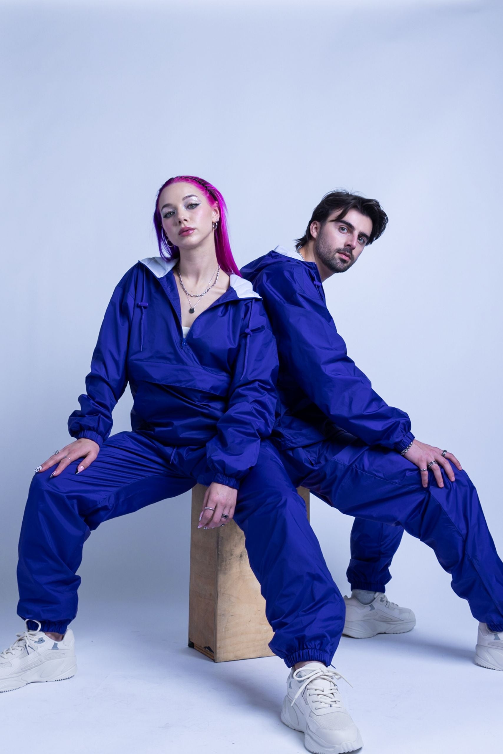 2300HS Half Zipper Nylon Warm Up Set (Various Colors)