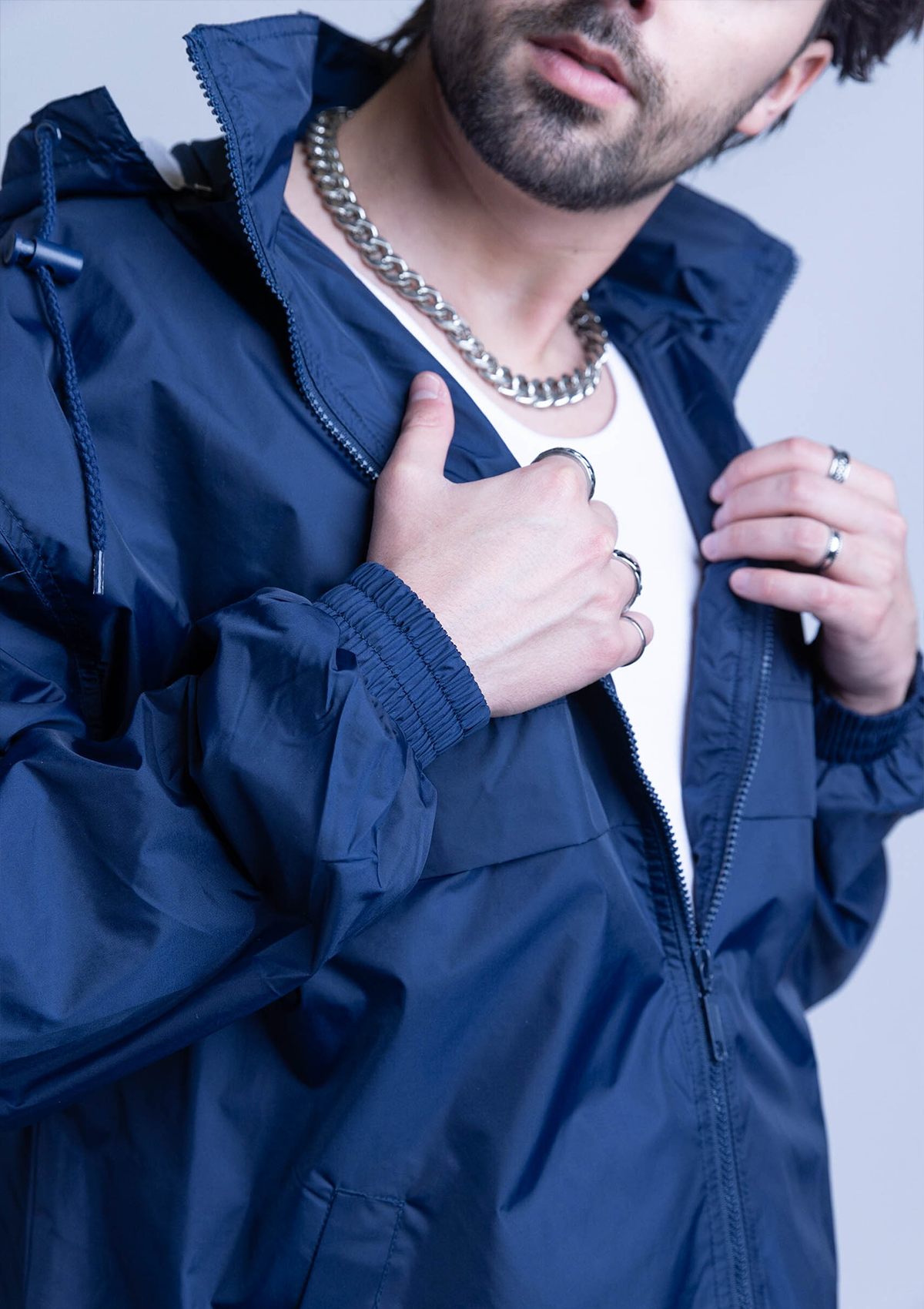 2300T Unisex Full Zipper Taffeta Nylon Tracksuit Jacket