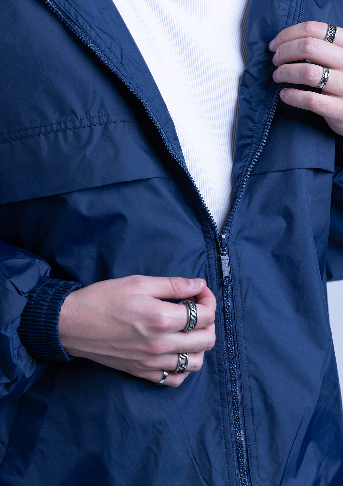 2300T Unisex Full Zipper Taffeta Nylon Tracksuit Jacket