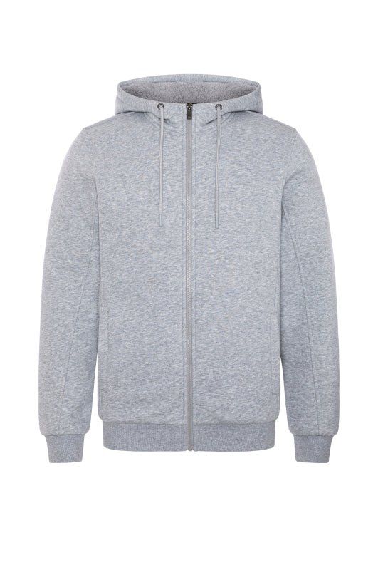 6020 Full Zipper Sherpa Fleece Hoodie