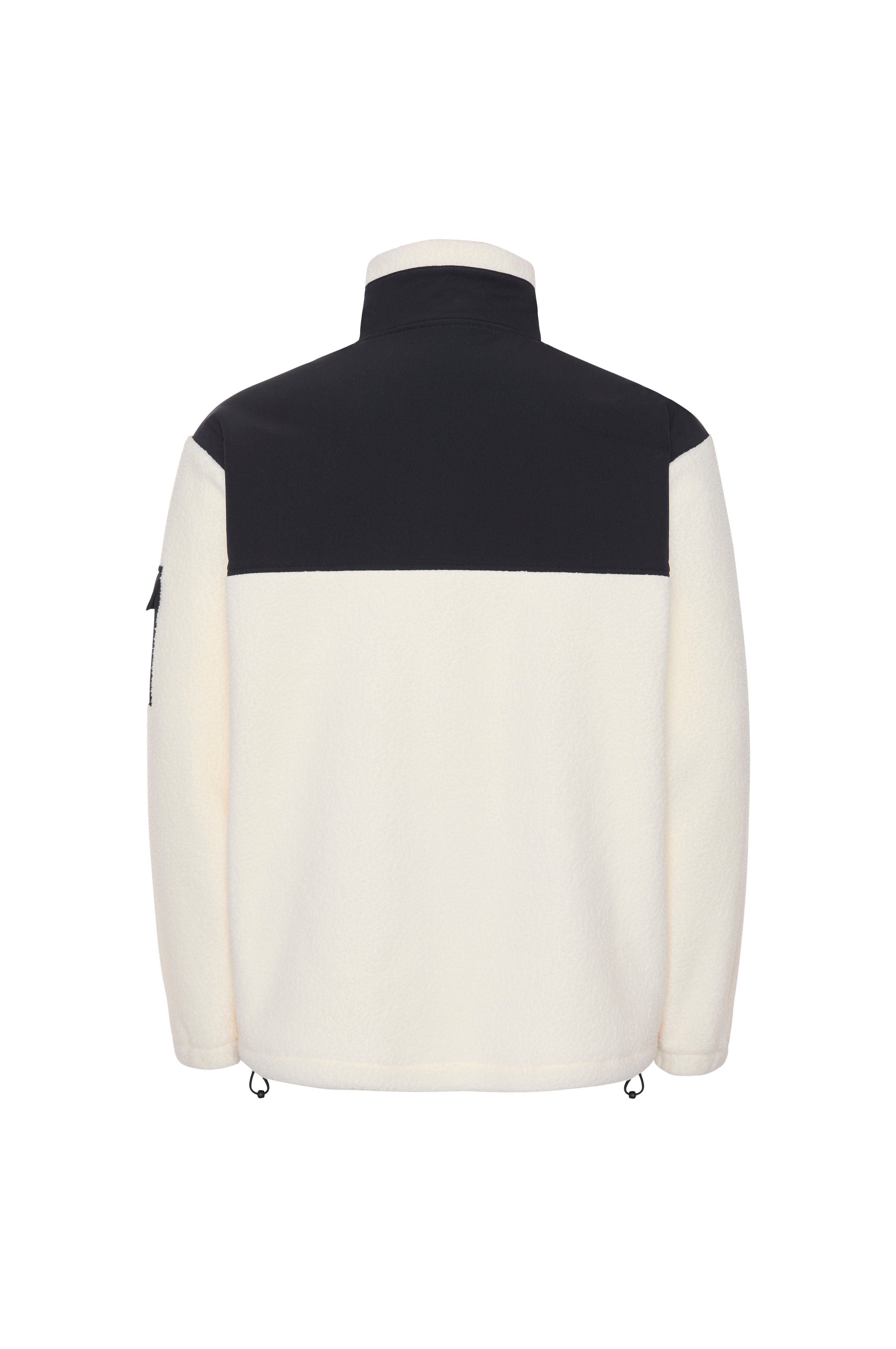 6208 EcoLuxe Two-Tone 1/4 Zipper Sherpa Fleece Jacket