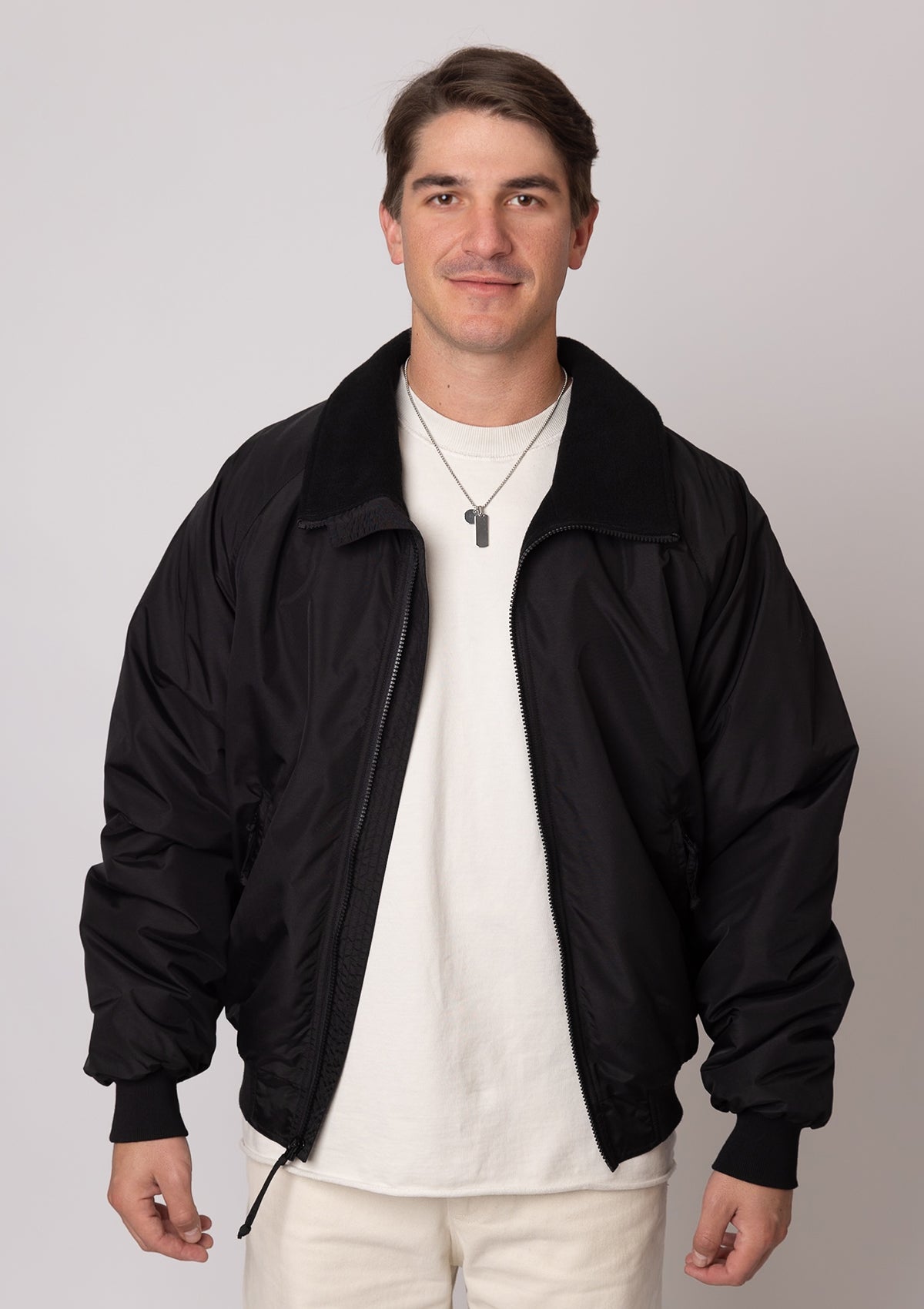 8800 Unisex Wind Proof Taslan Nylon Jacket - Black/Black