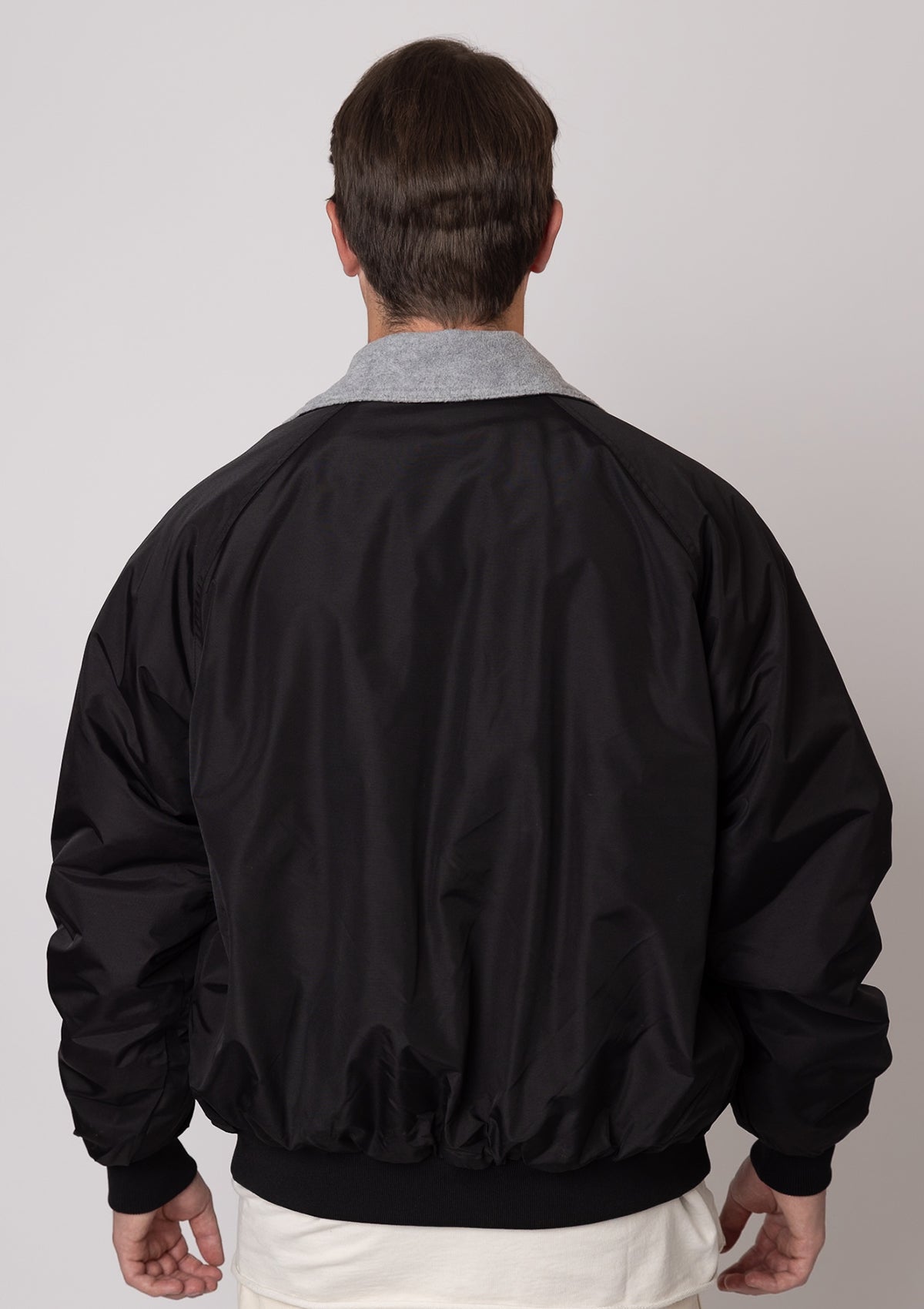 8800 Unisex Wind Proof Taslan Nylon Jacket - Black/Grey