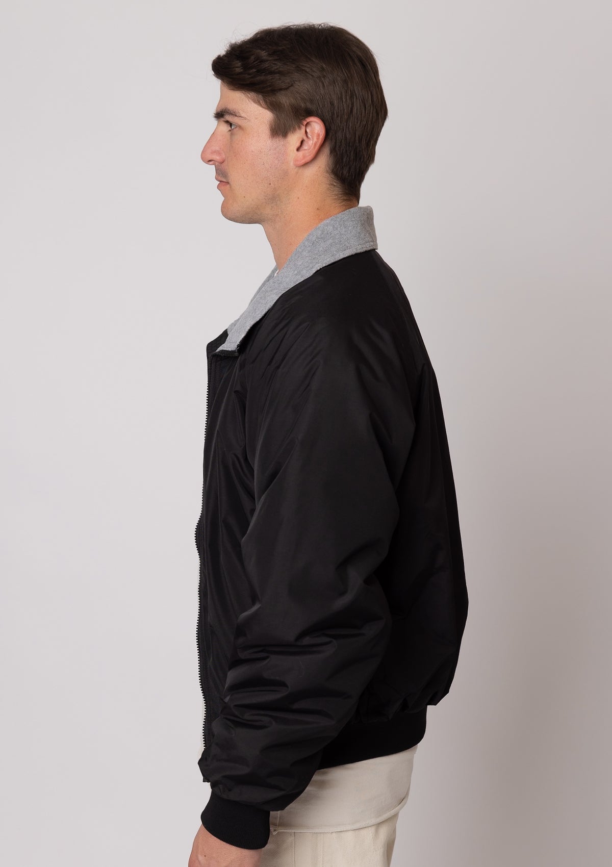 8800 Unisex Wind Proof Taslan Nylon Jacket - Black/Grey