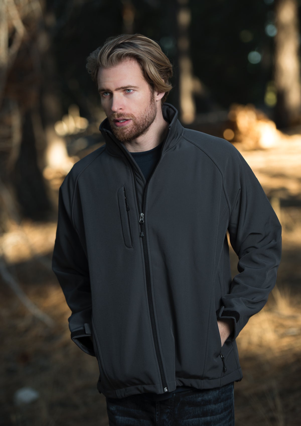 9600 Soft Shell Tech Jacket - Charcoal