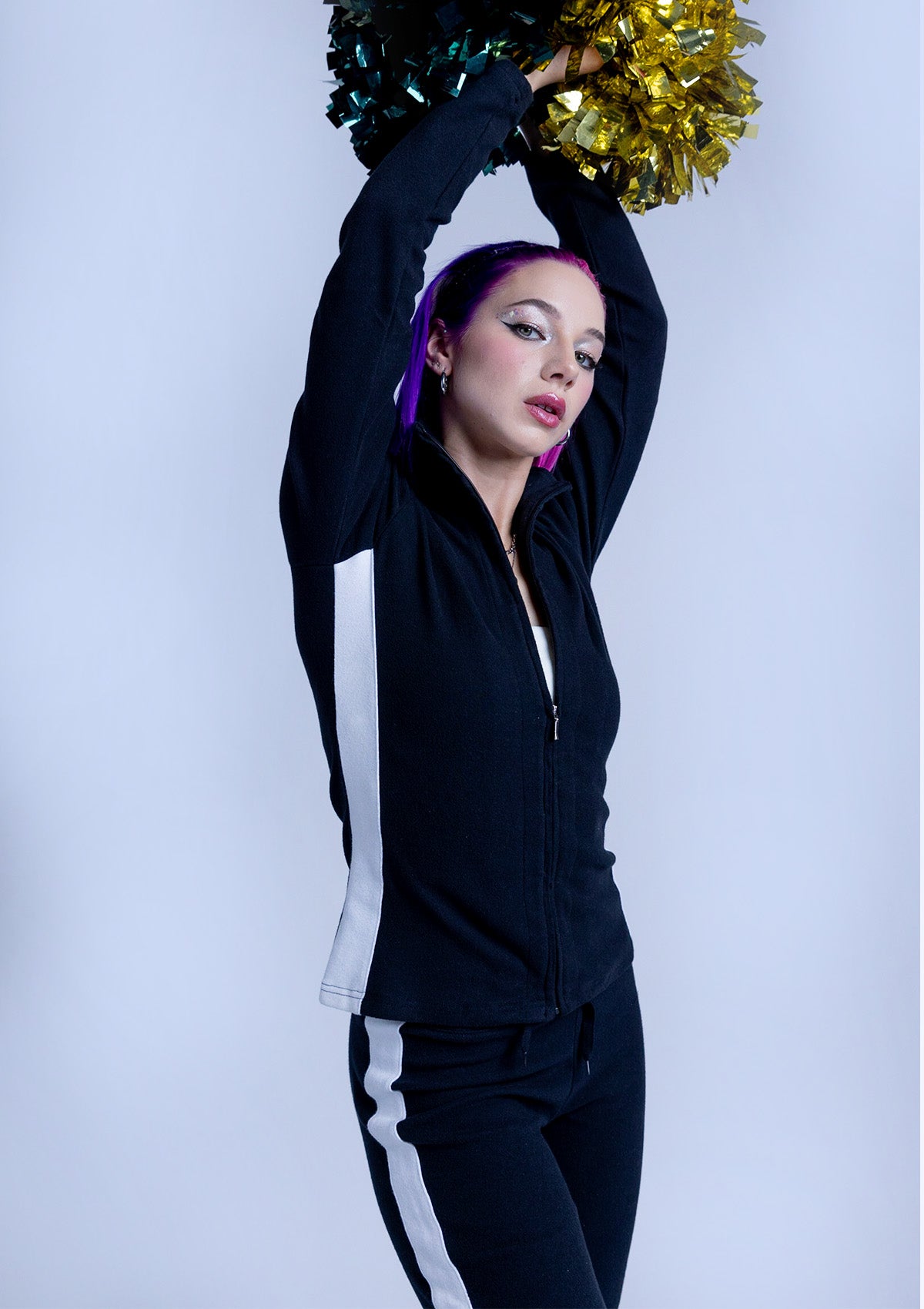 9800S Ladies Tracksuit - Black
