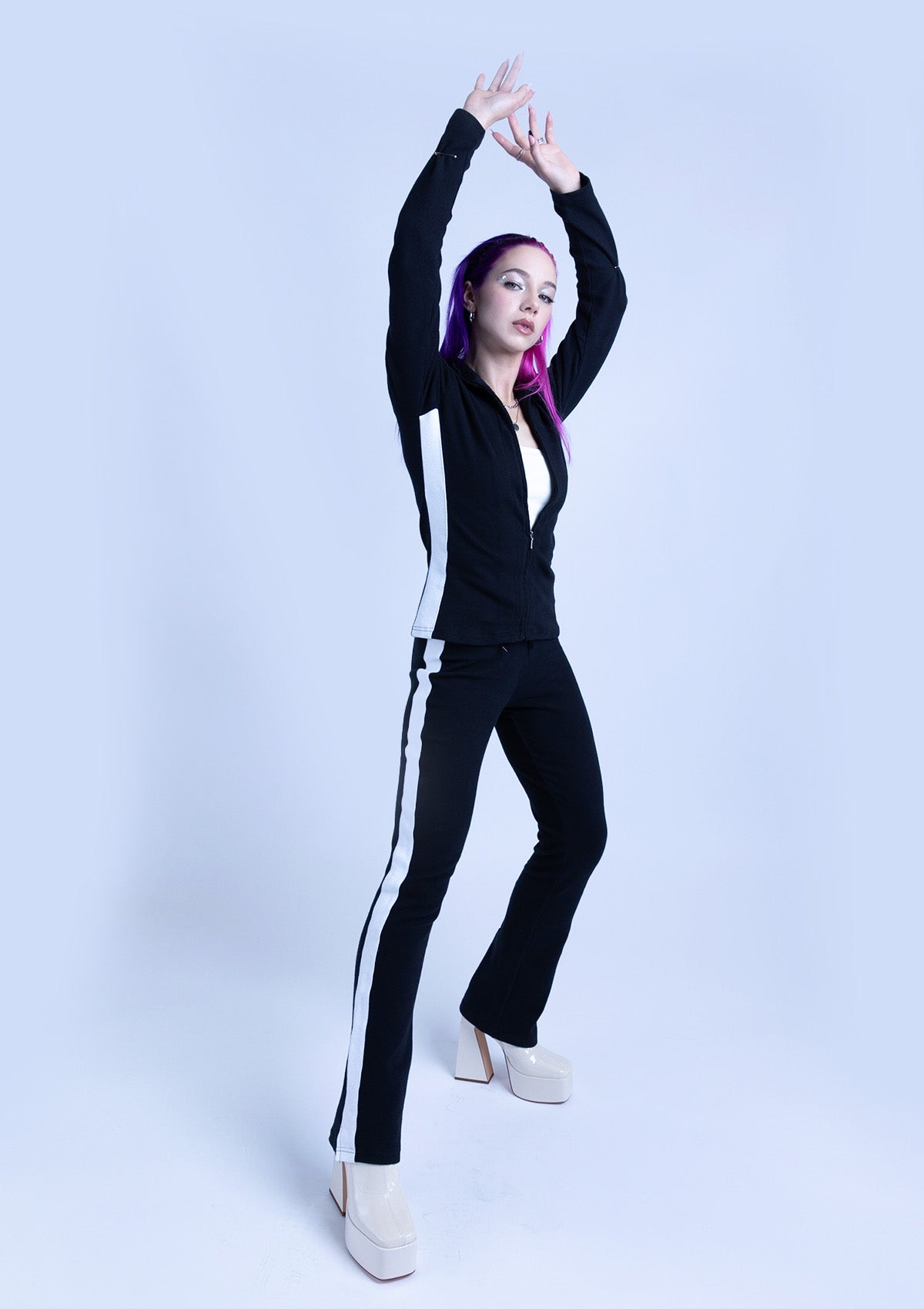 9800S Ladies Tracksuit - Black
