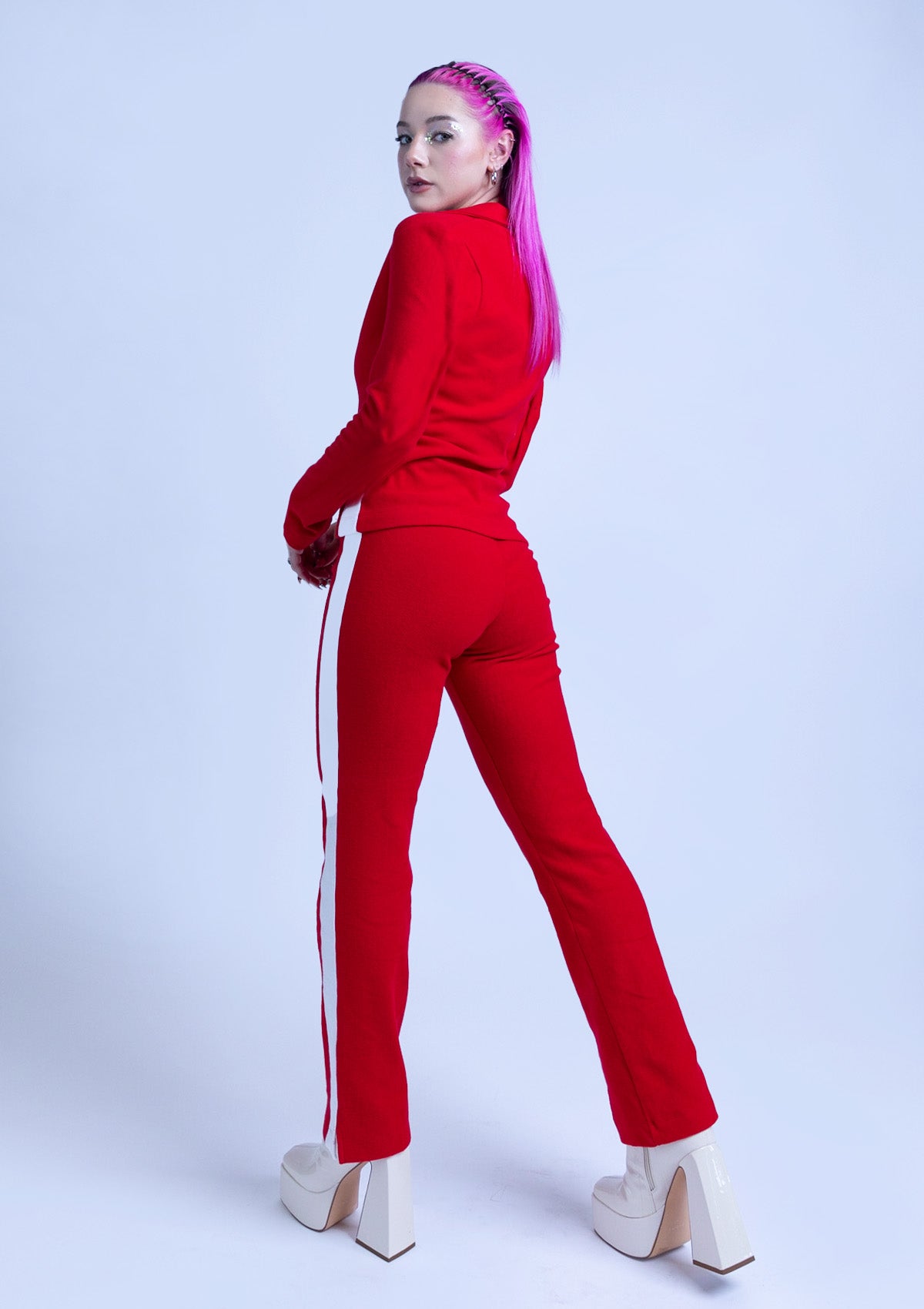 9800S Ladies Tracksuit - Red