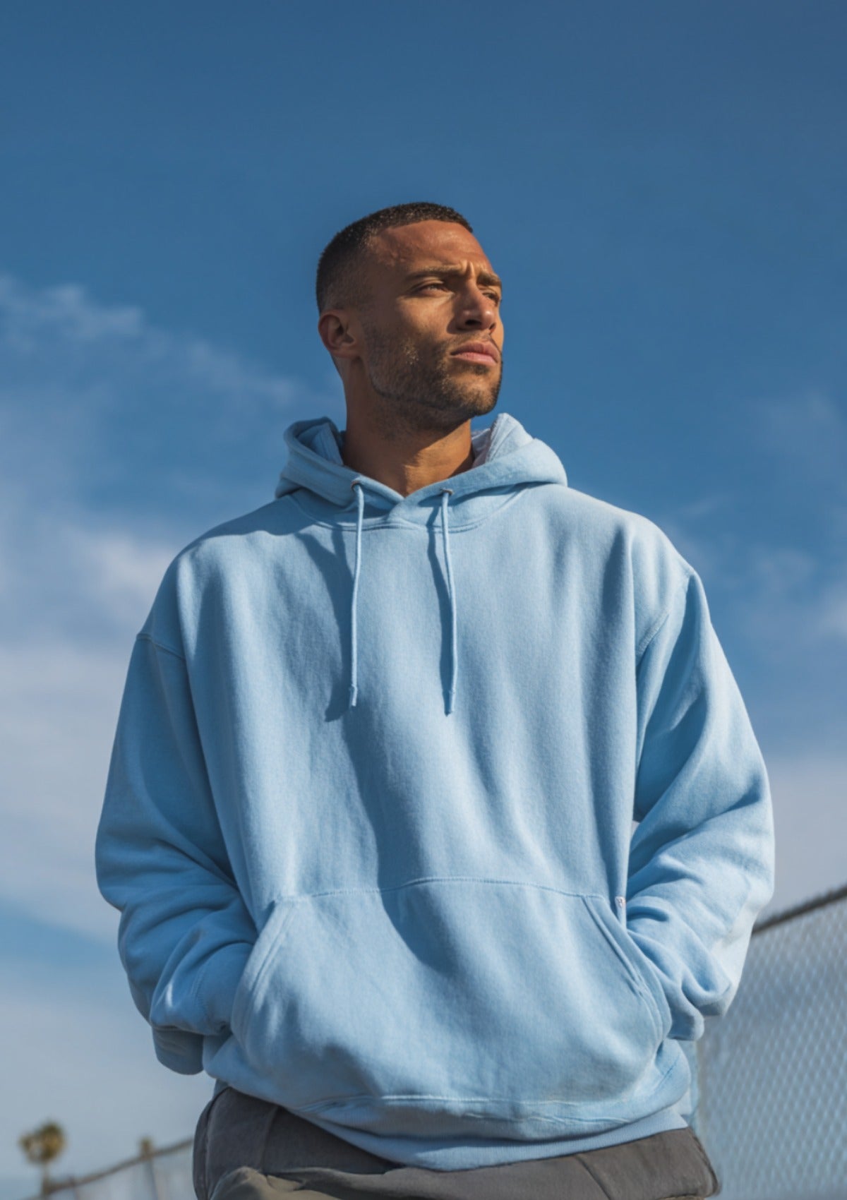 9903 12 oz. Heavy Weight Hooded Sweatshirts - Carolina Blue