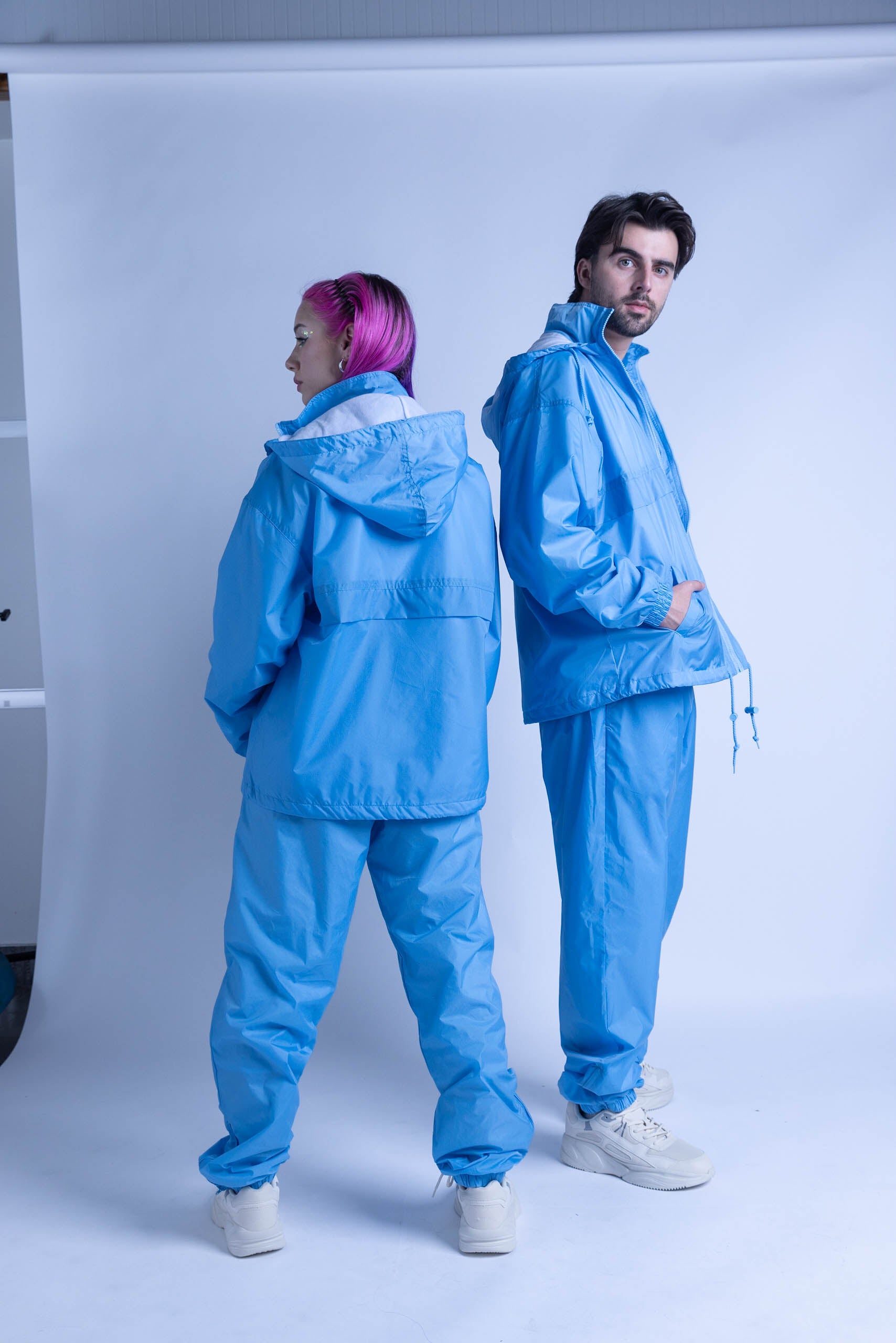 2300T Unisex Full Zipper Taffeta Nylon Tracksuit Jacket