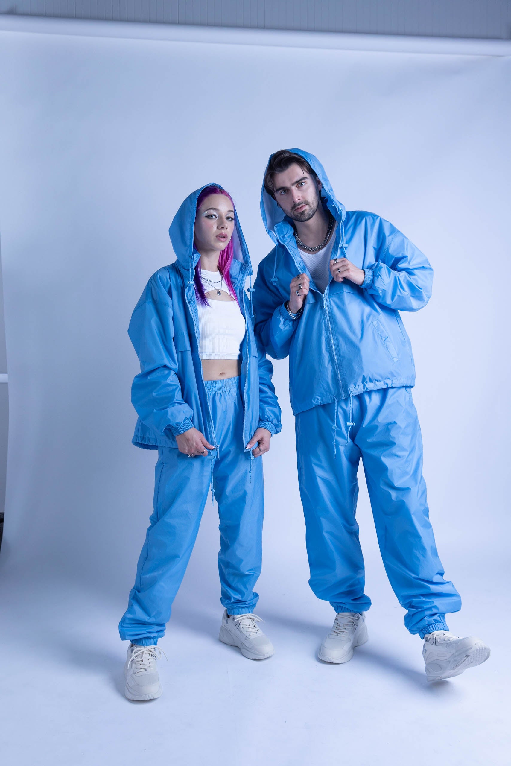 2300T Unisex Full Zipper Taffeta Nylon Tracksuit Jacket