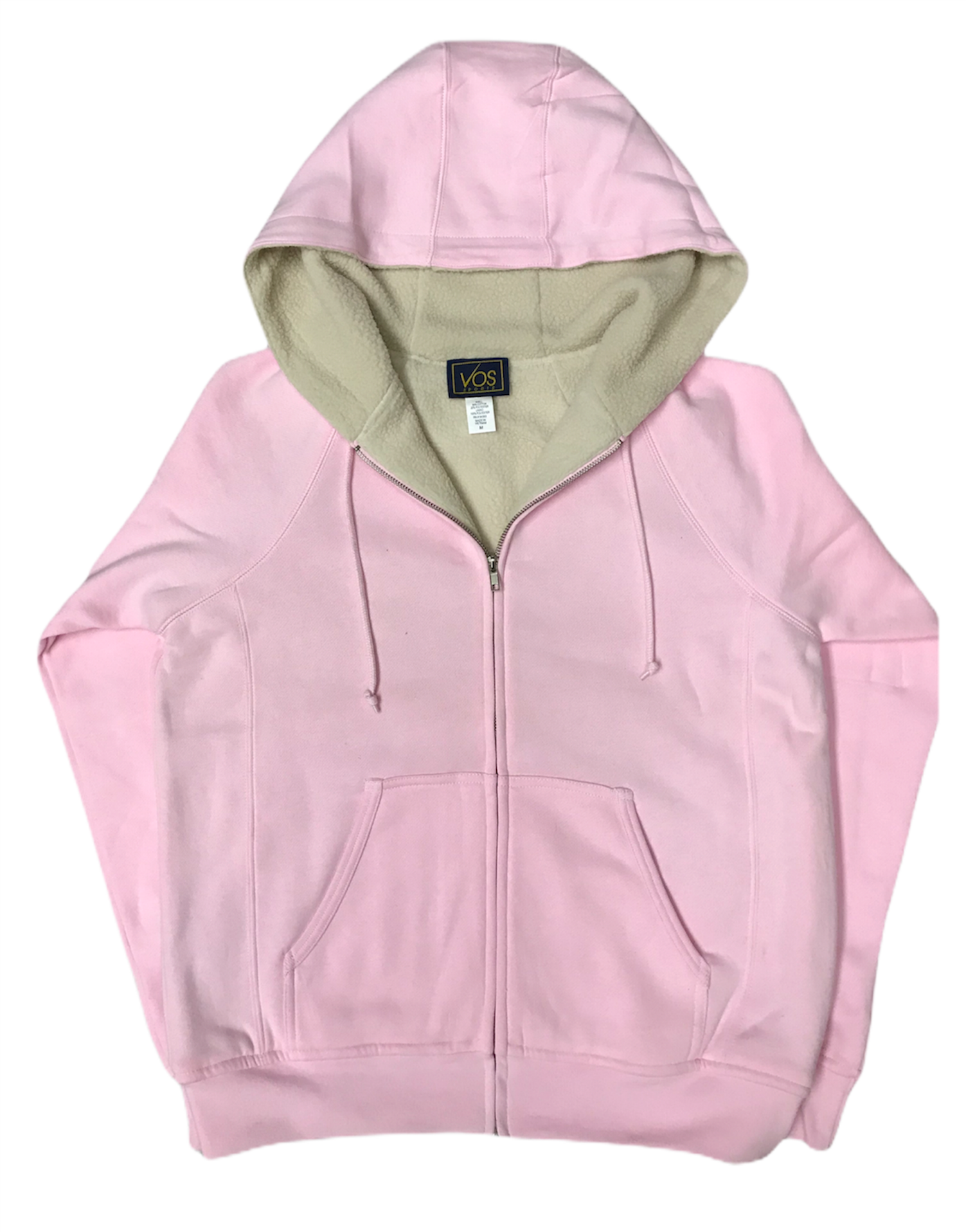 #6025 Ladies Hoodie Full Zipper Sweatshirt Sherpa Lining