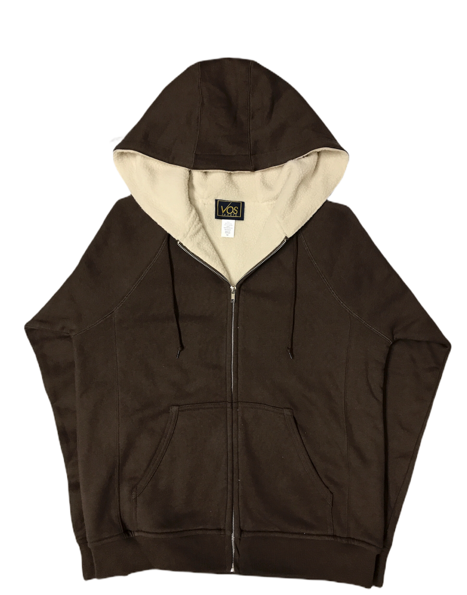 #6025 Ladies Hoodie Full Zipper Sweatshirt Sherpa Lining