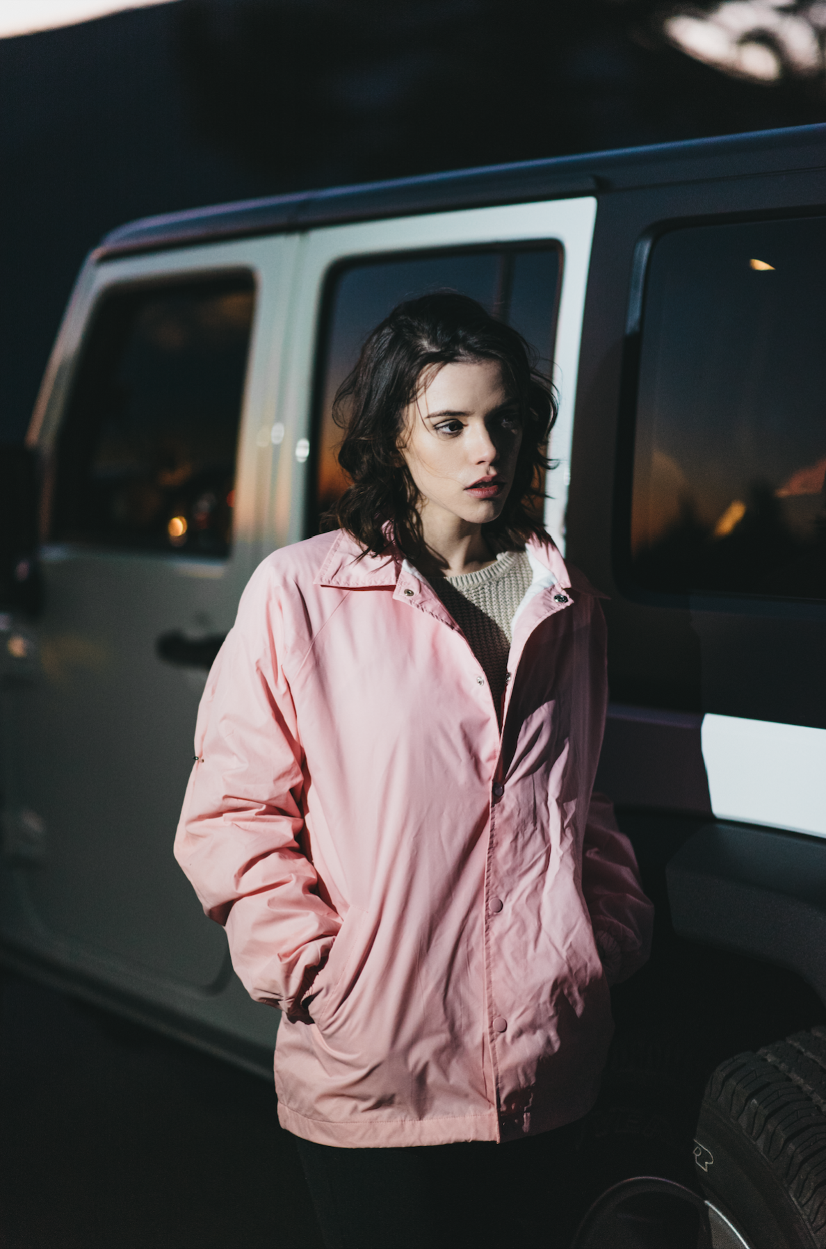 3203 100% Water Resistant Nylon Coach Jacket