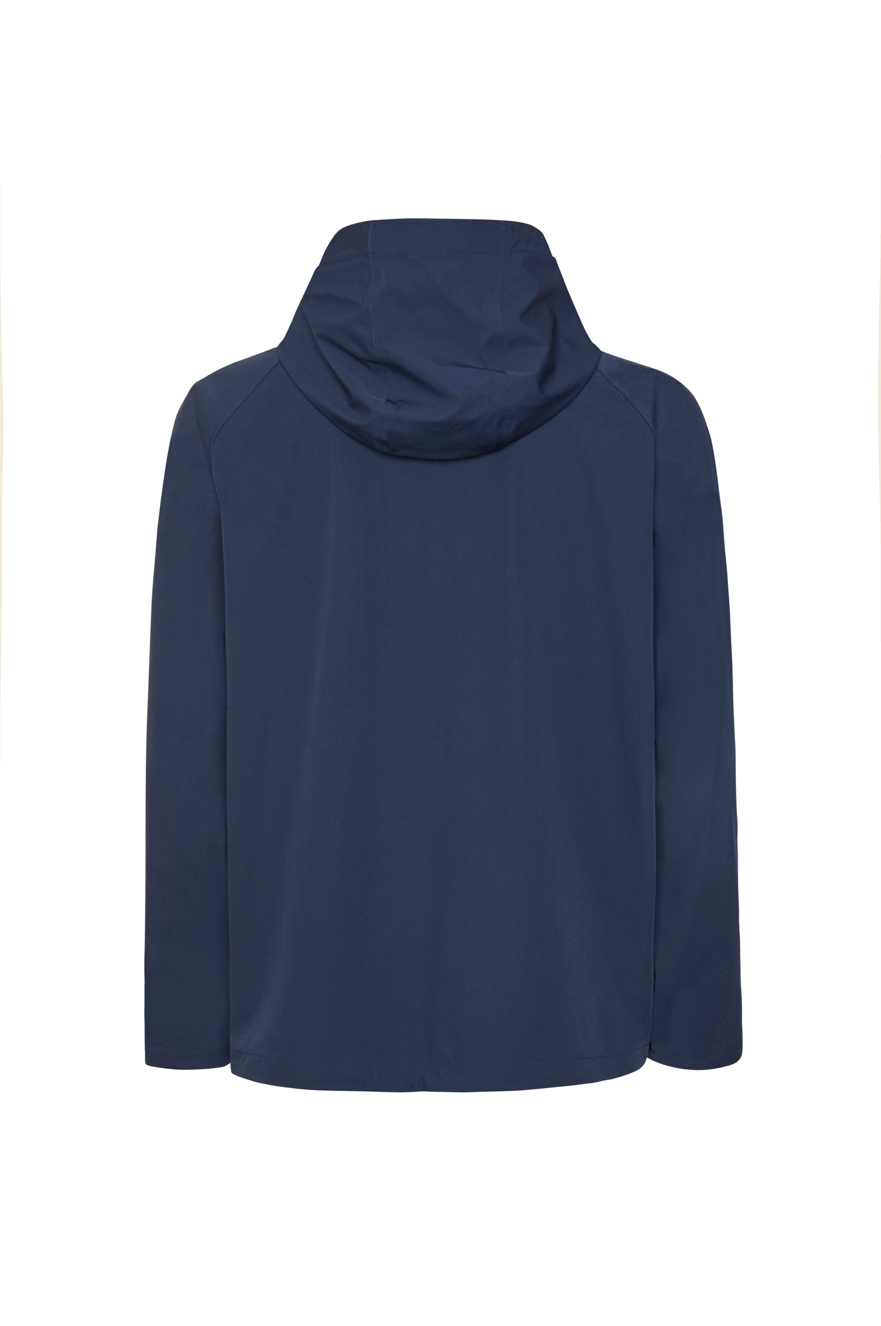 7050 Half Zipper Technical Lightweight Rain Jacket with Hood