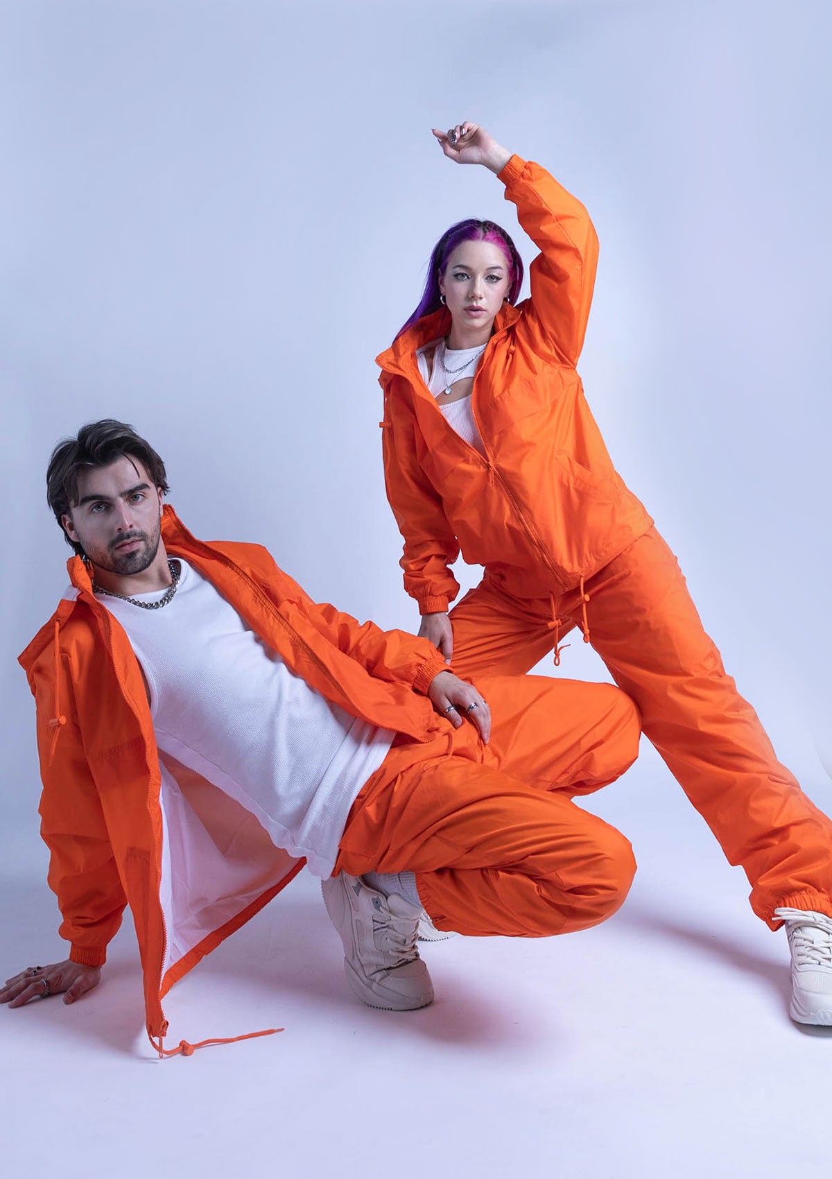 Orange and blue sales tracksuit