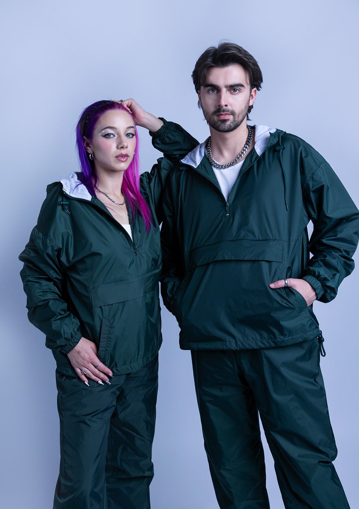 2300HT Unisex Half Zipper Taffeta Nylon Tracksuit Jacket