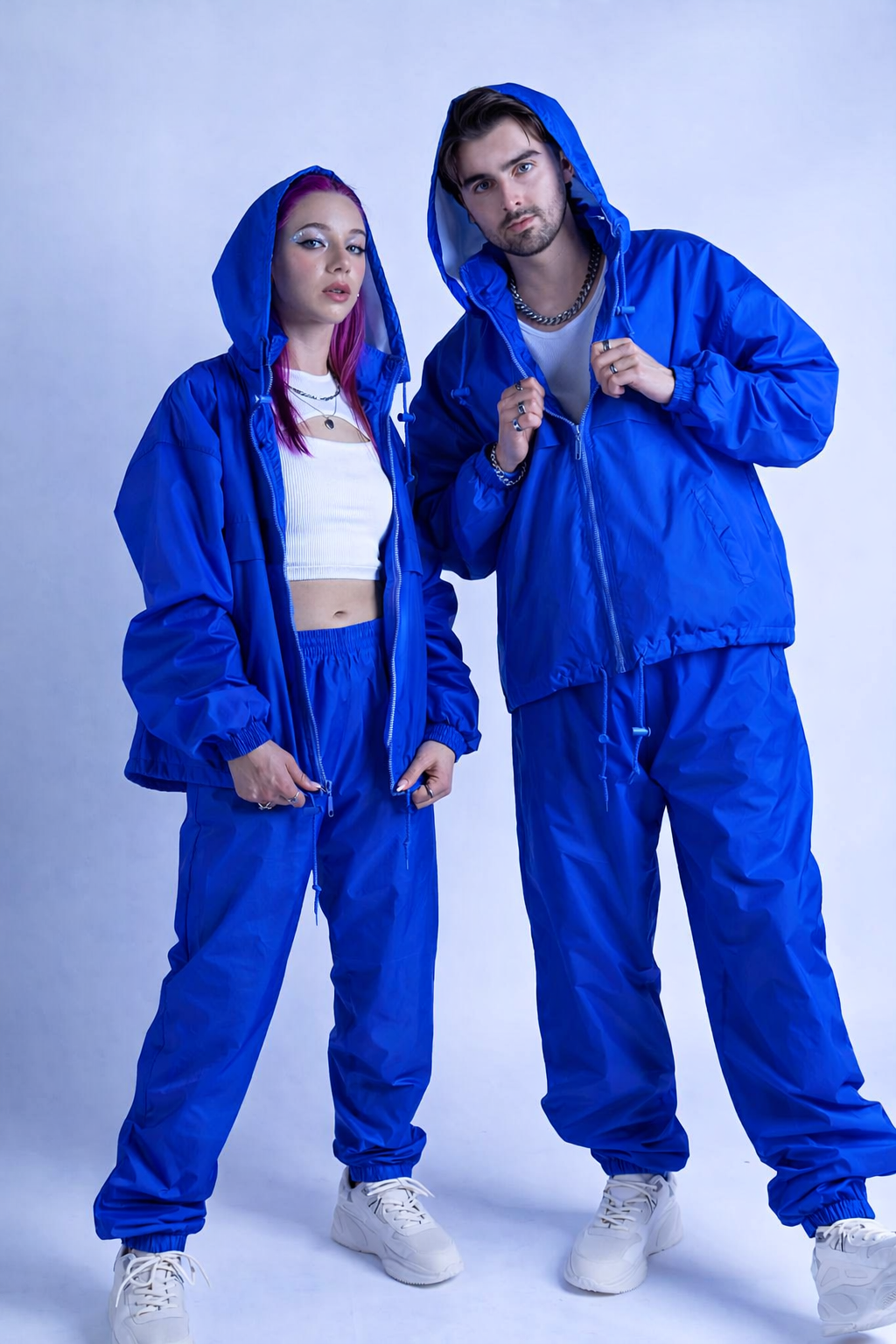 2300T Unisex Full Zipper Taffeta Nylon Tracksuit Jacket