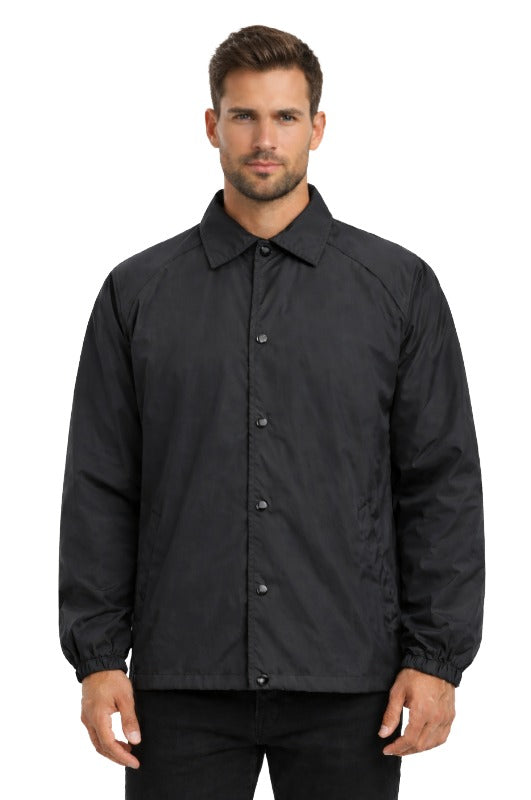 3203 100% Water Resistant Nylon Coaches Jacket