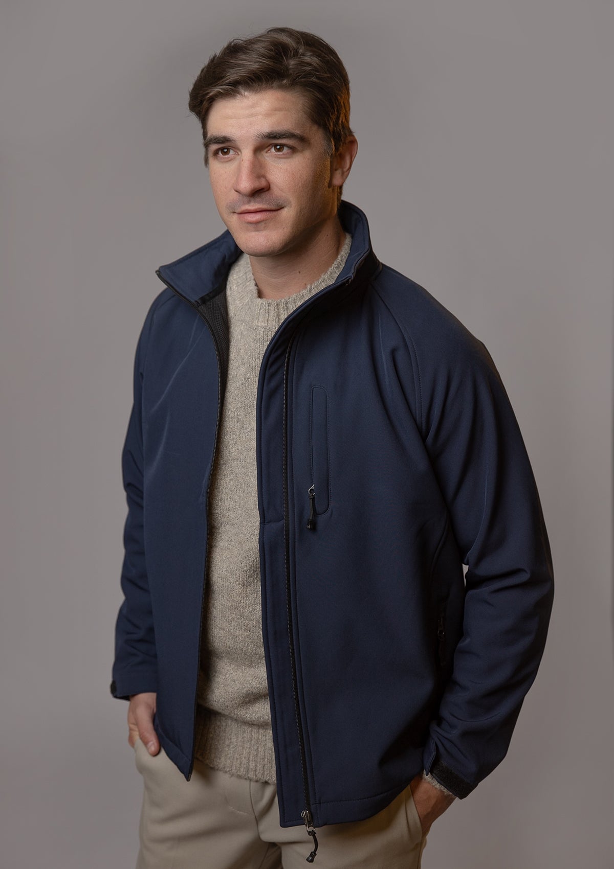 9600 Soft Shell Jacket - Navy Blue