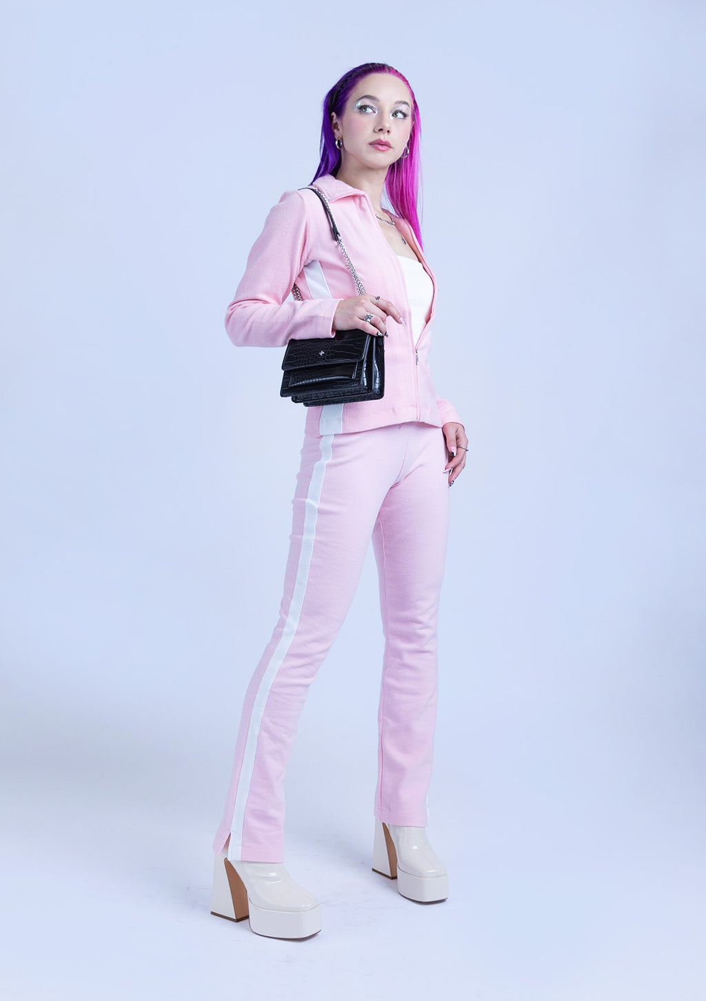 Buy Women Pink Regular Fit Solid Casual Track Pants Online - 624899