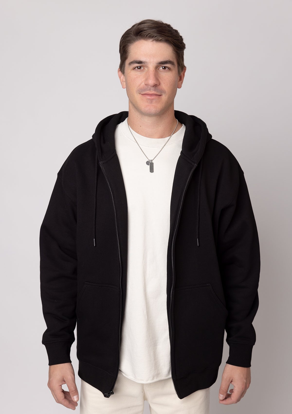 9900 12 oz. Heavy Weight Full Zipper Hooded Sweatshirt (Various Colors)