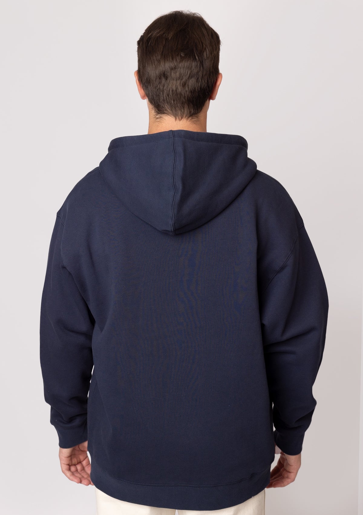 9900 12 oz. Heavy Weight Full Zipper Hooded Sweatshirt - Navy Blue