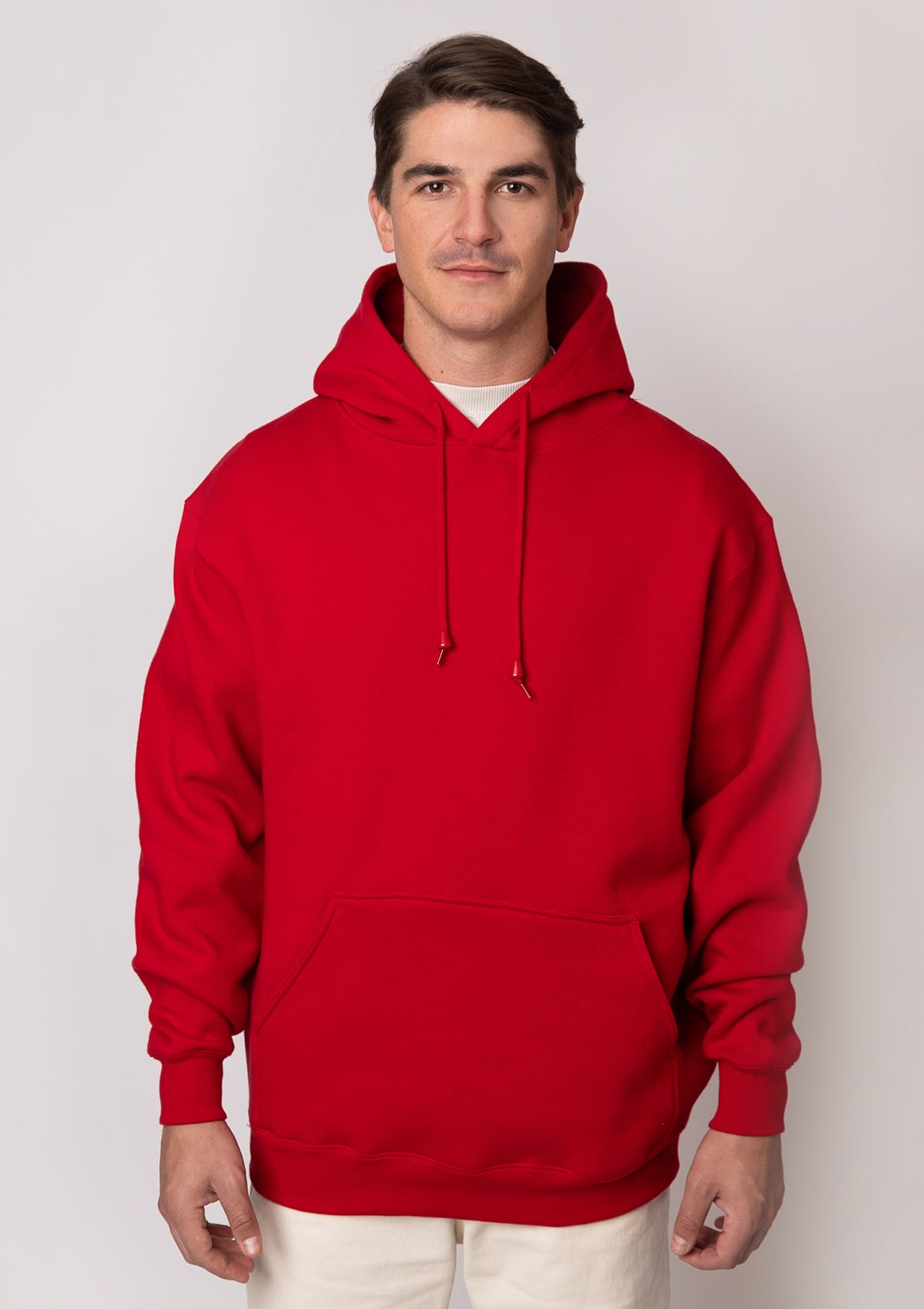 9903 12 oz. Heavy Weight Hooded Sweatshirts - Red