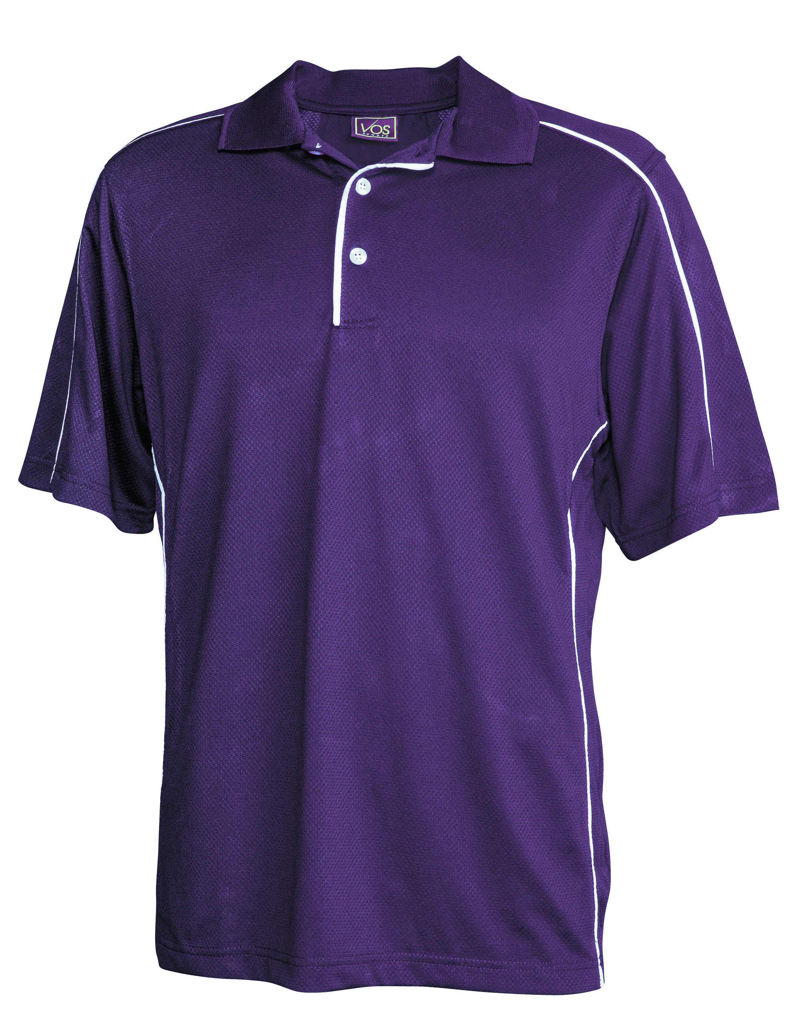 #128 Polyester Polo Shirt with Piping
