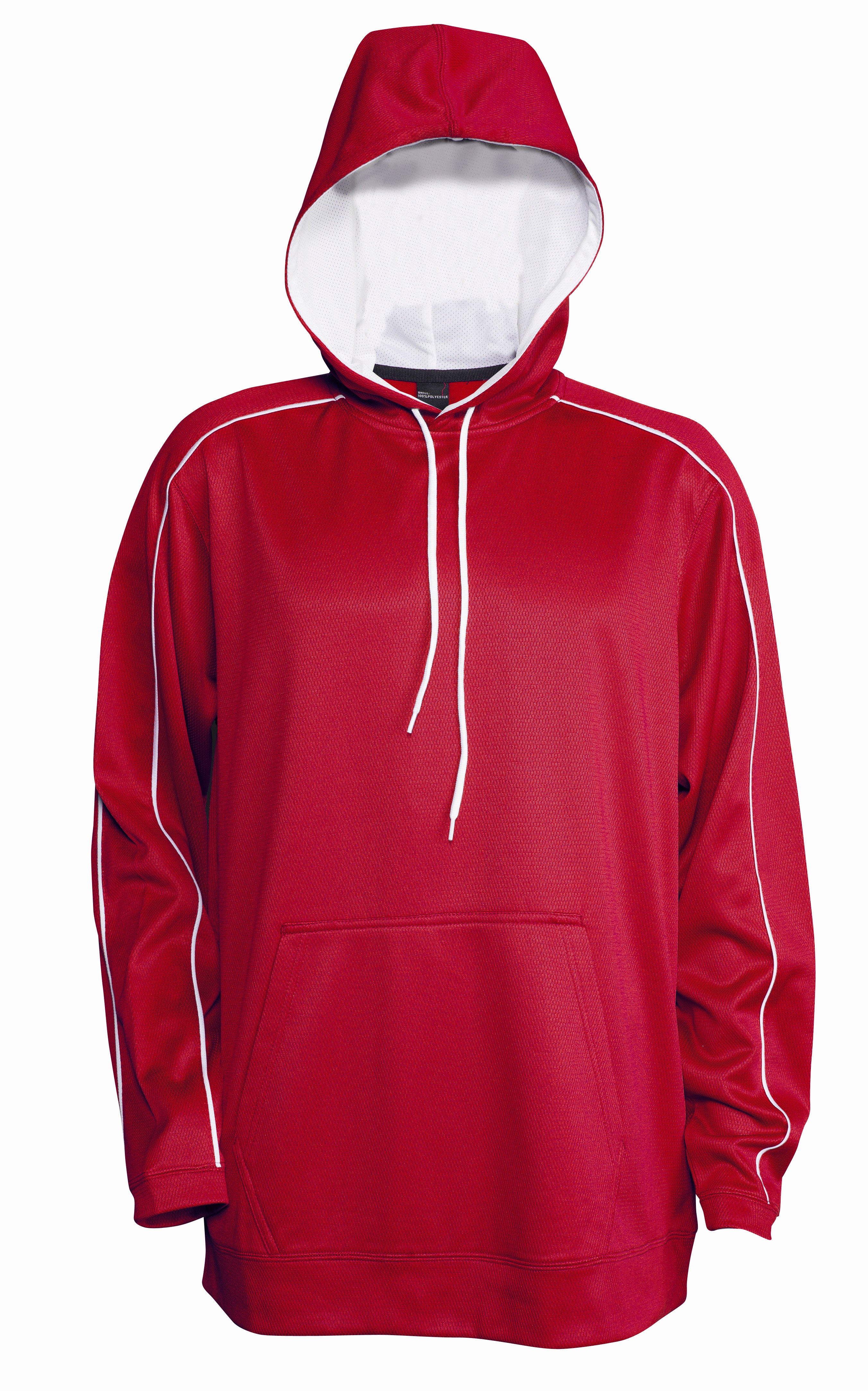 #2805 Performance Polyester Fleece Pullover Hoodie